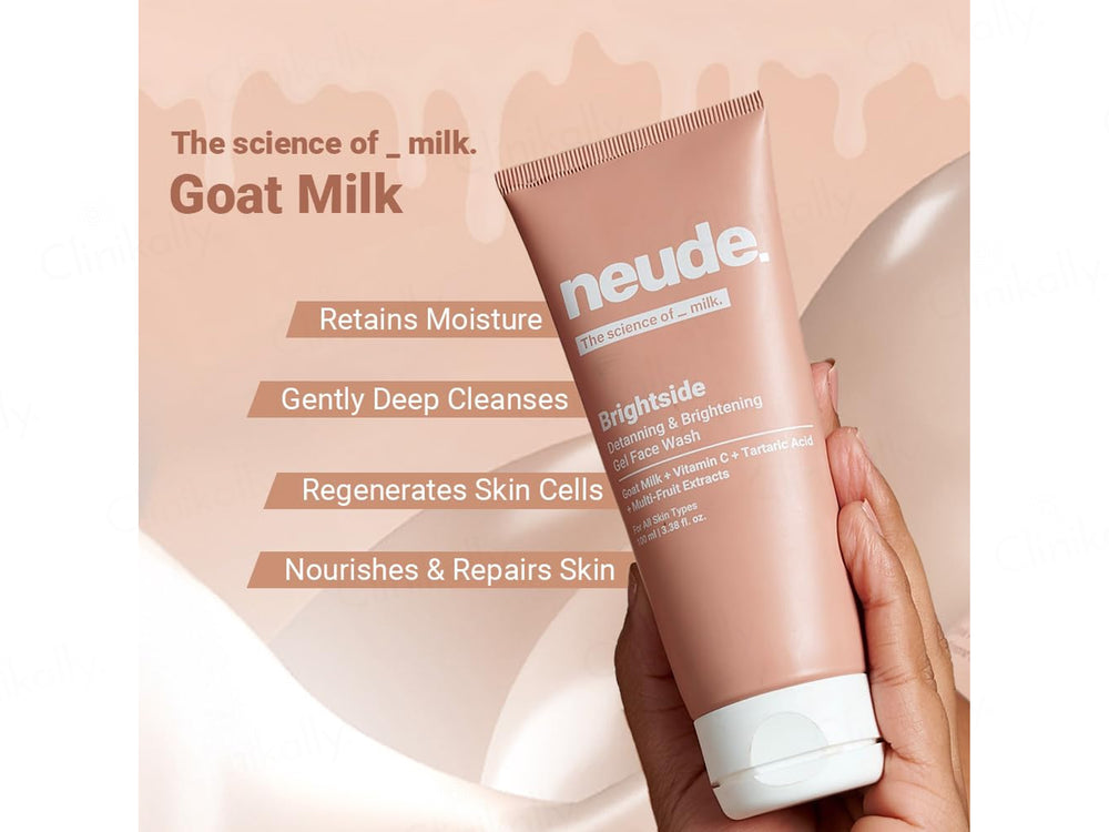Neude Brightside Detanning & Brightening Gel Face Wash