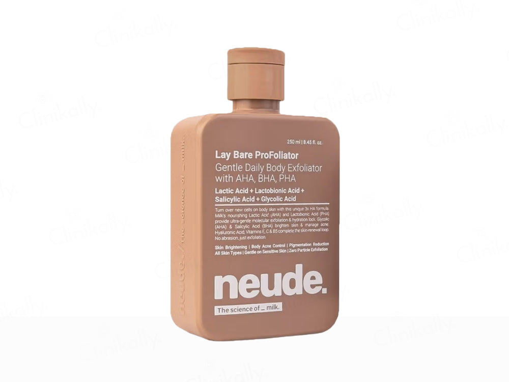 Neude Lay Bare Profoliator Gentle Daily Body Exfoliator Scrub