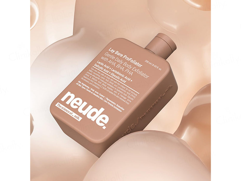 Neude Lay Bare Profoliator Gentle Daily Body Exfoliator Scrub