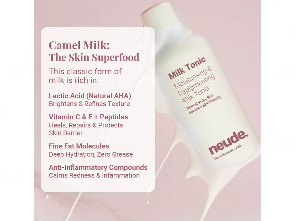 Neude Milk Tonic Moisturising & Depigmenting Milk Toner