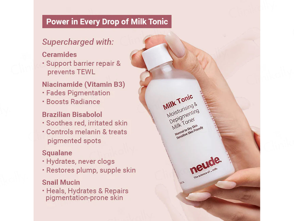 Neude Milk Tonic Moisturising & Depigmenting Milk Toner