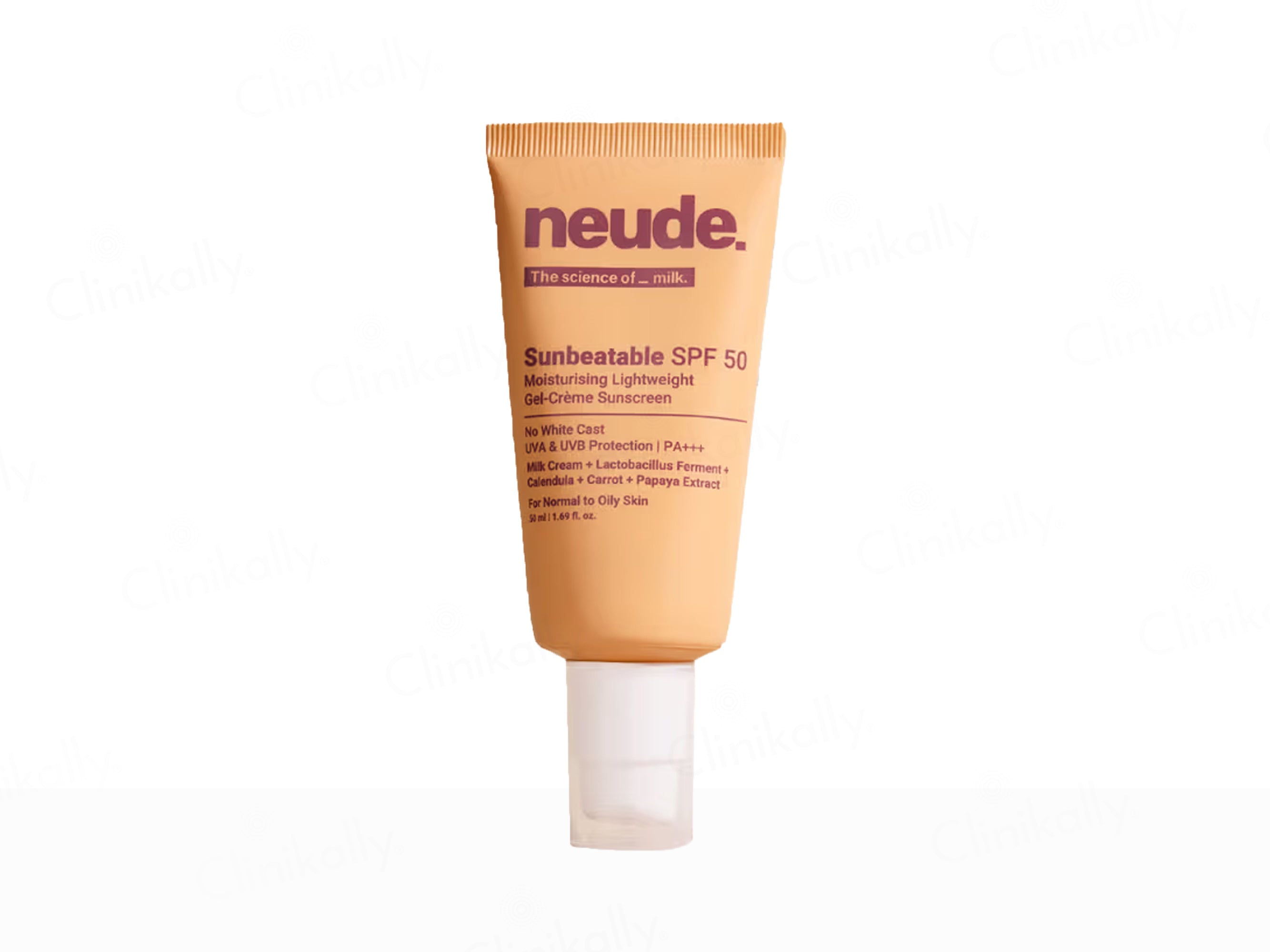 Neude Sunbeatable Moisturising Lightweight Gel-Creme Sunscreen SPF 50 PA+++