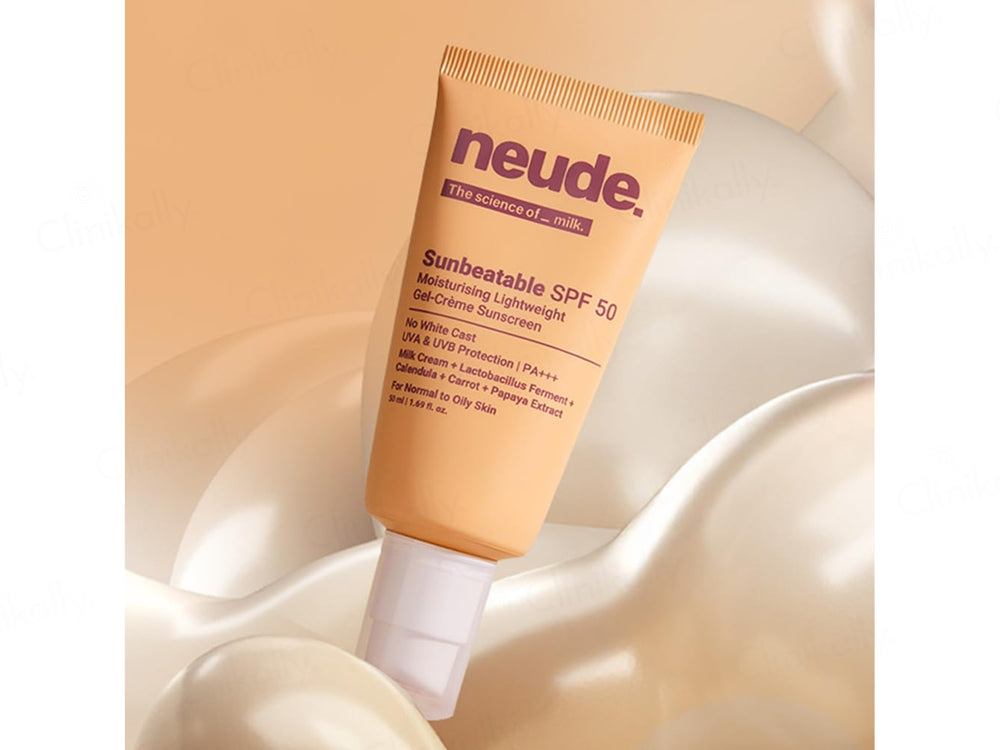 Neude Sunbeatable Moisturising Lightweight Gel-Creme Sunscreen SPF 50 PA+++