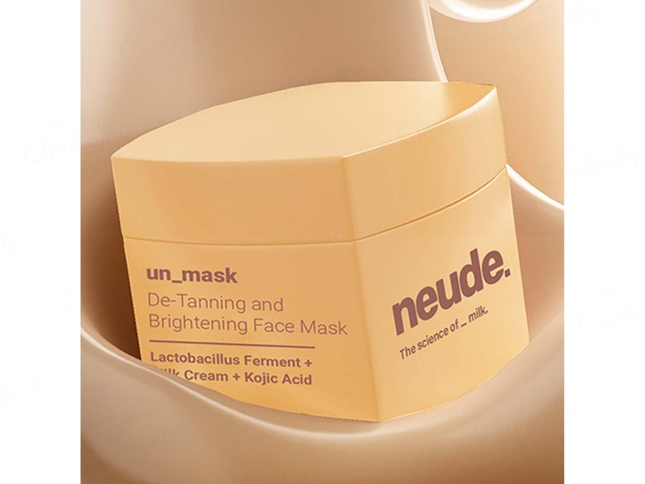 Neude Unmask Everyday De-Tanning, Hydrating and Brightening Face Mask