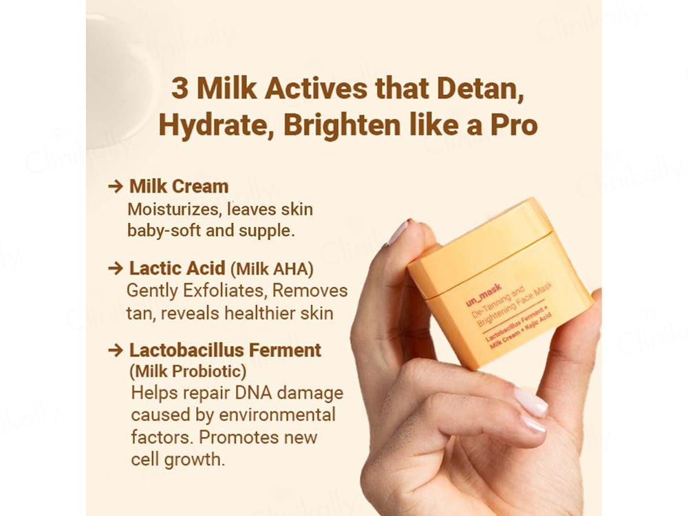 Neude Unmask Everyday De-Tanning, Hydrating and Brightening Face Mask