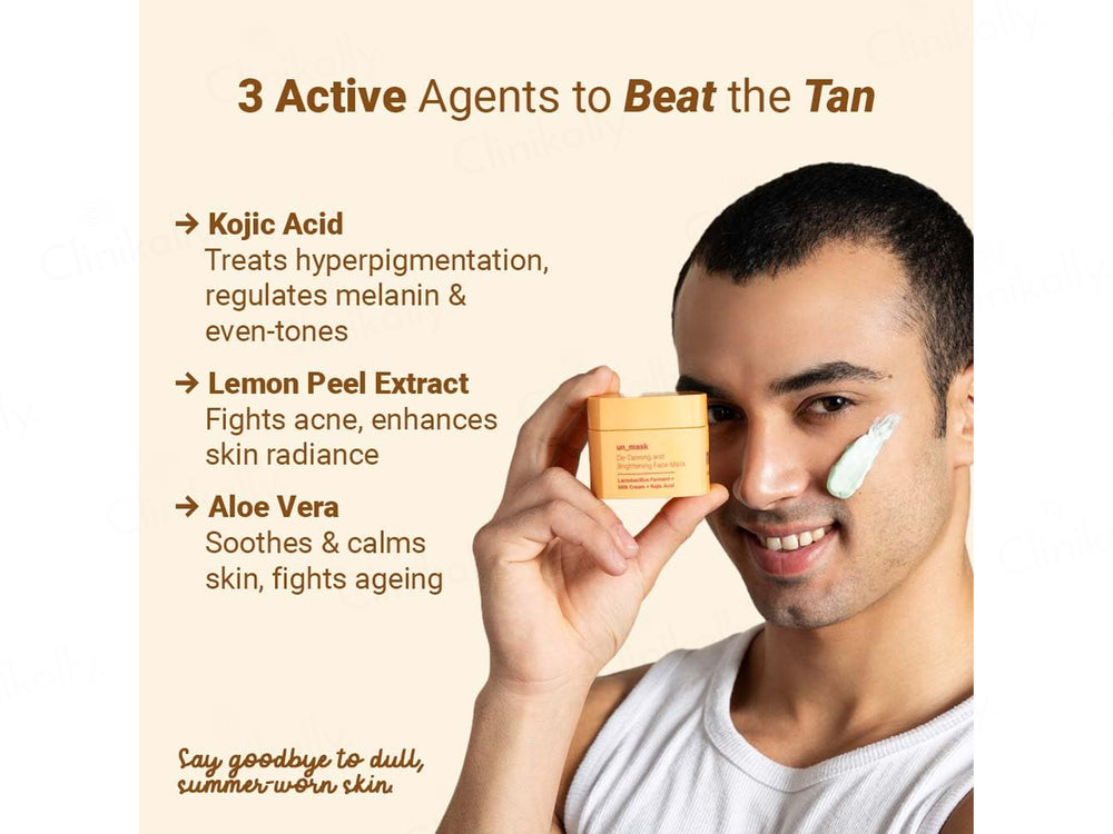 Neude Unmask Everyday De-Tanning, Hydrating and Brightening Face Mask