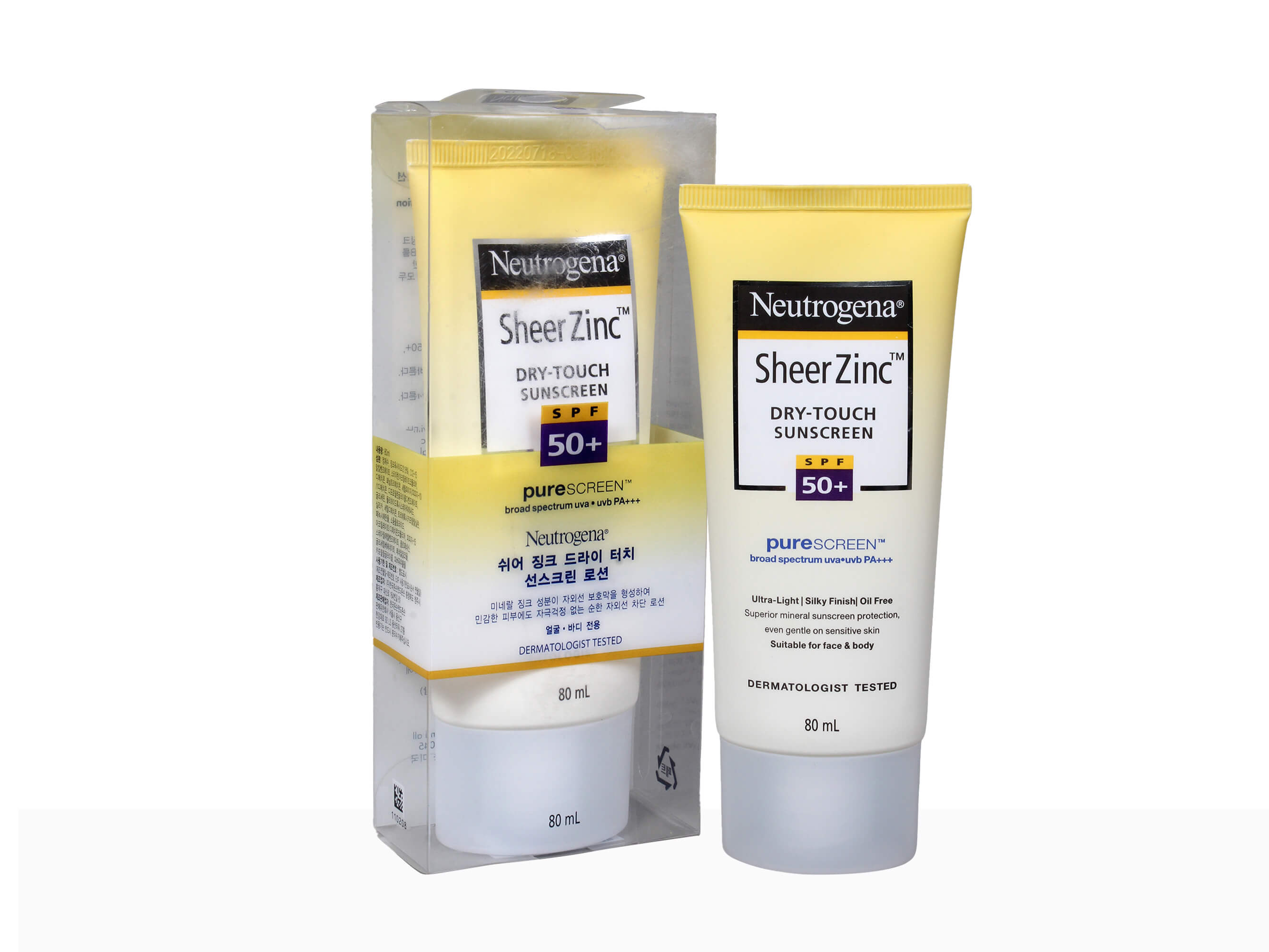 Neutrogena Sheer Zinc Dry Touch Sunscreen SPF 50+ PA+++ - Clinikally