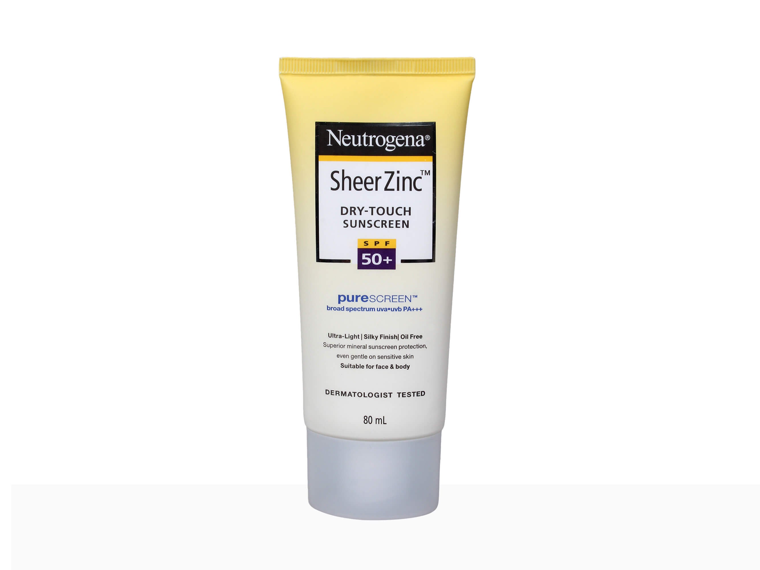 Neutrogena Sheer Zinc Dry Touch Sunscreen SPF 50+ PA+++ - Clinikally