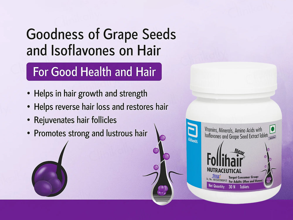 New Follihair Tablet (Bottle)