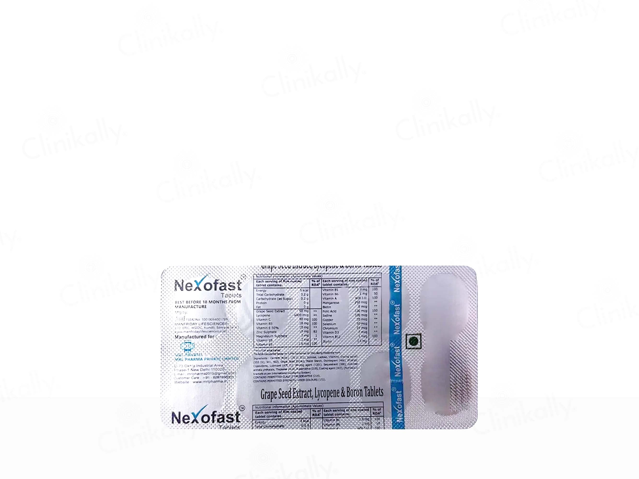Buy Nexofast Tablet Online at Best Price | Clinikally