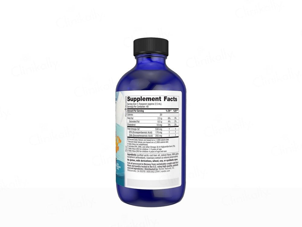 Nordic Naturals Children's DHA Fish Oil Supplement Liquid - Great Strawberry Taste (For Ages 1+)