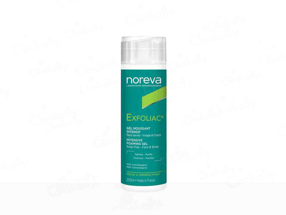Noreva Exfoliac Intensive Gel Face Wash - Clinikally