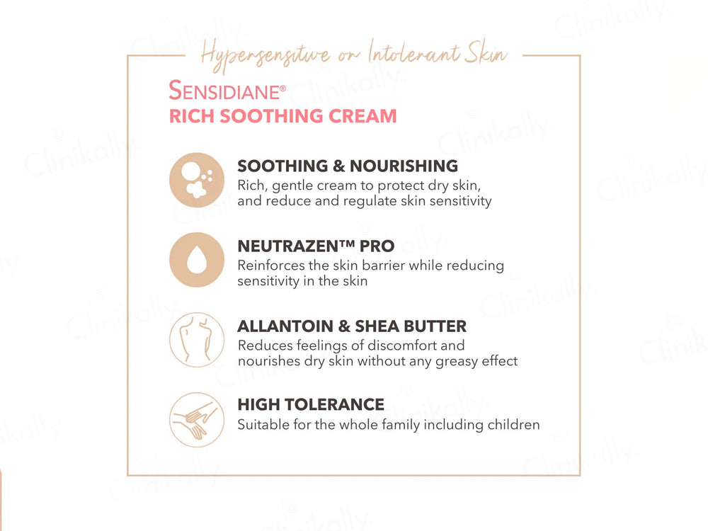 Noreva Sensidiane Riche Soothing Cream For Dry To Very Dry Skin