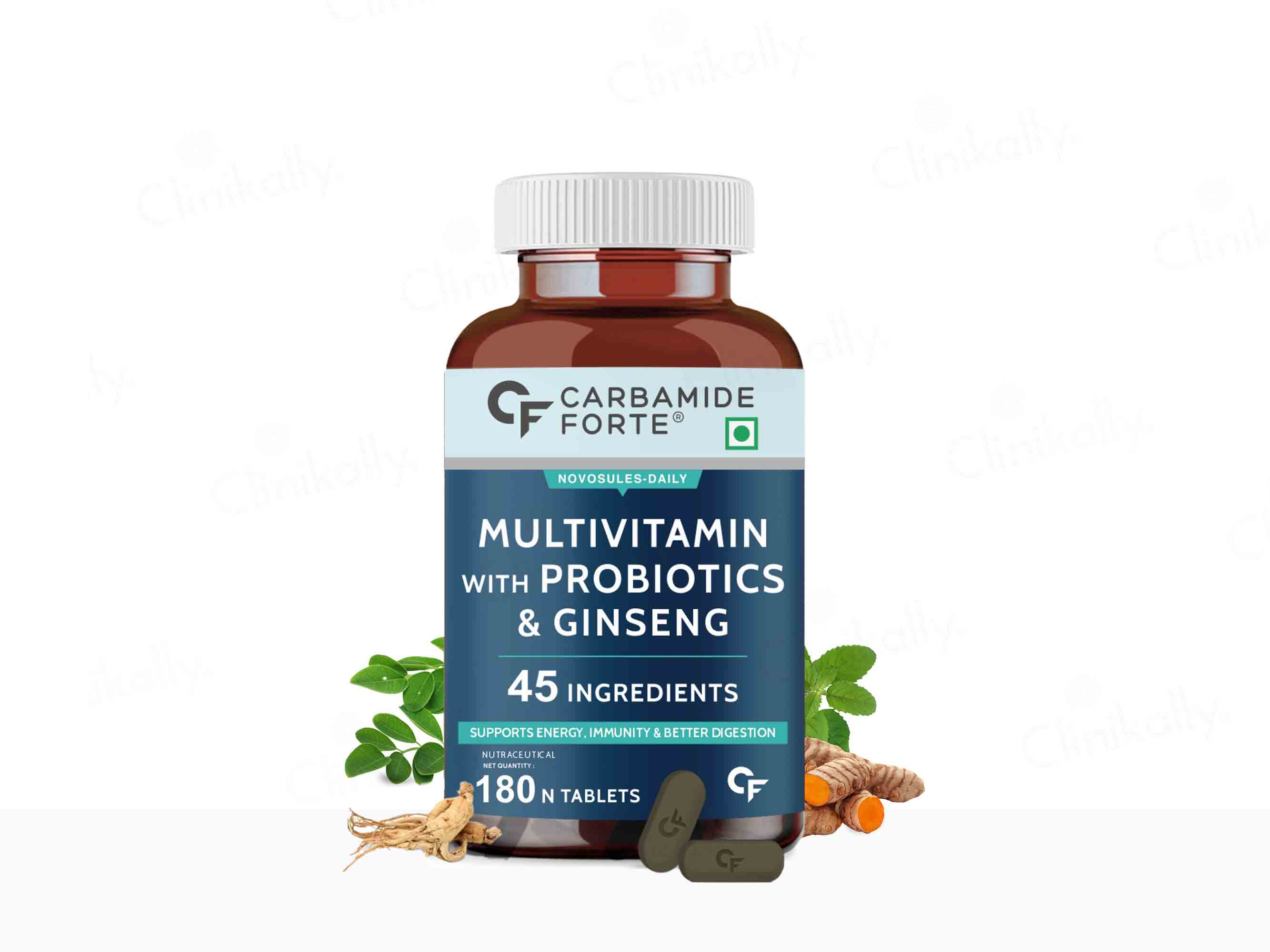 Carbamide Forte Multivitamin With Probiotics & Ginseng Tablet