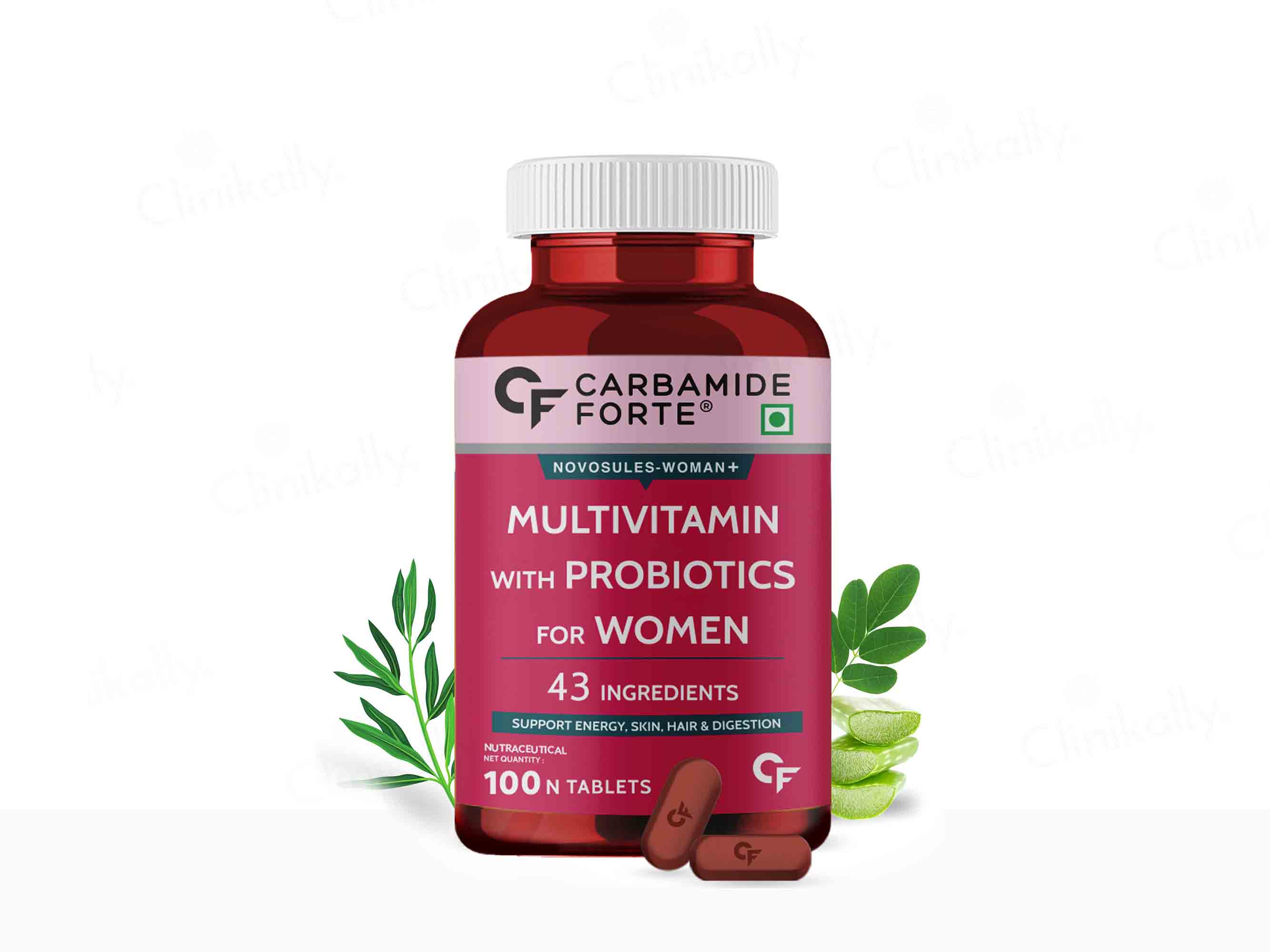 Carbamide Forte Multivitamin With Probiotics Tablet For Women