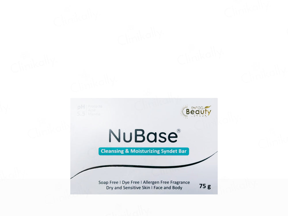 NuBase Cleansing & Moisturising Syndet Bar For Dry & Sensitive Skin
