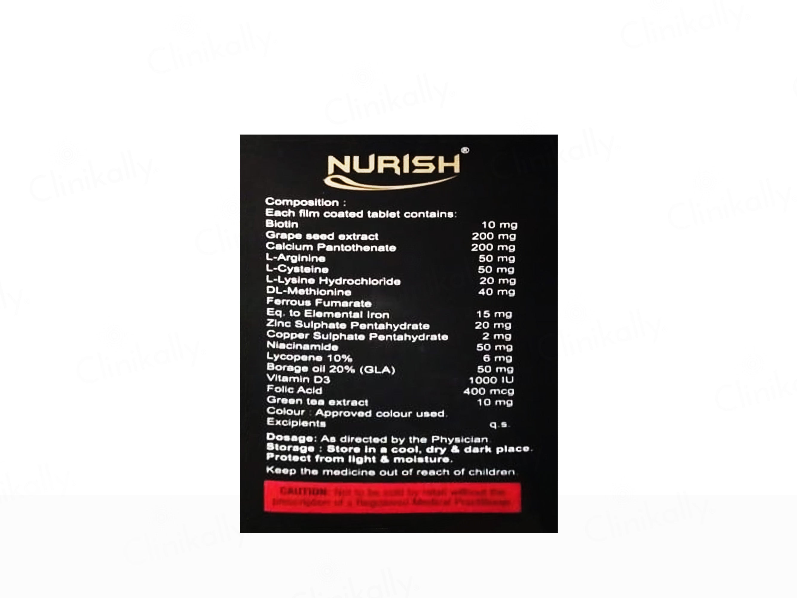 Nurish Tablet (Bottle)