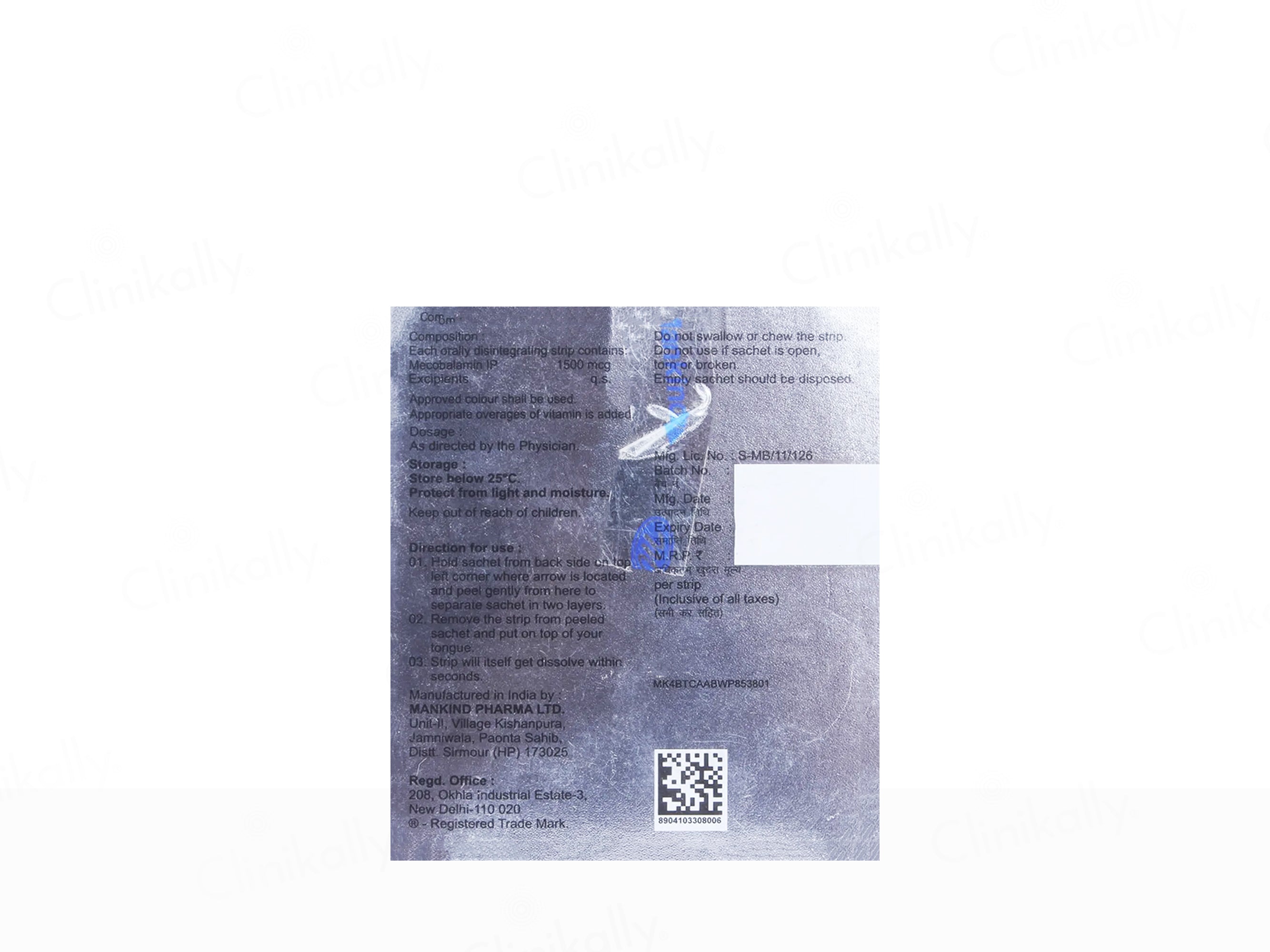 Nurokind-Fast Sugar Free Orally Disintegrating Strips