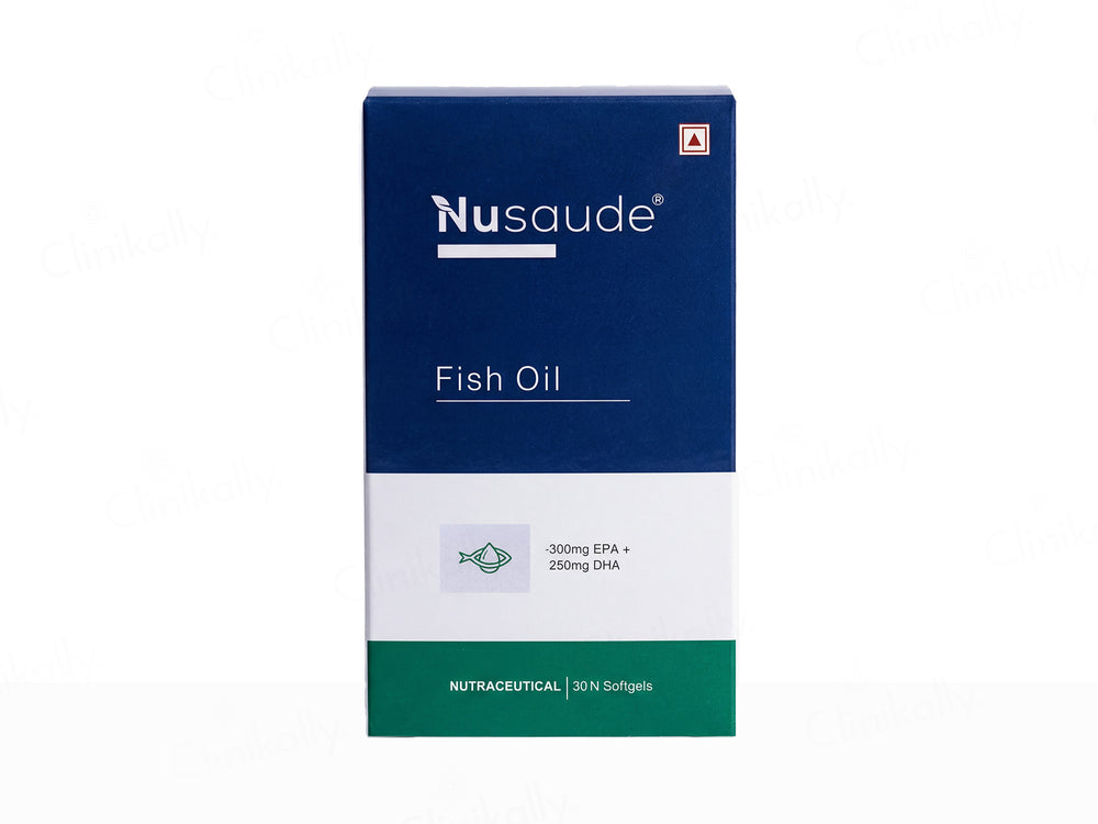 Nusaude Fish Oil Nutraceutical Softgel Capsule