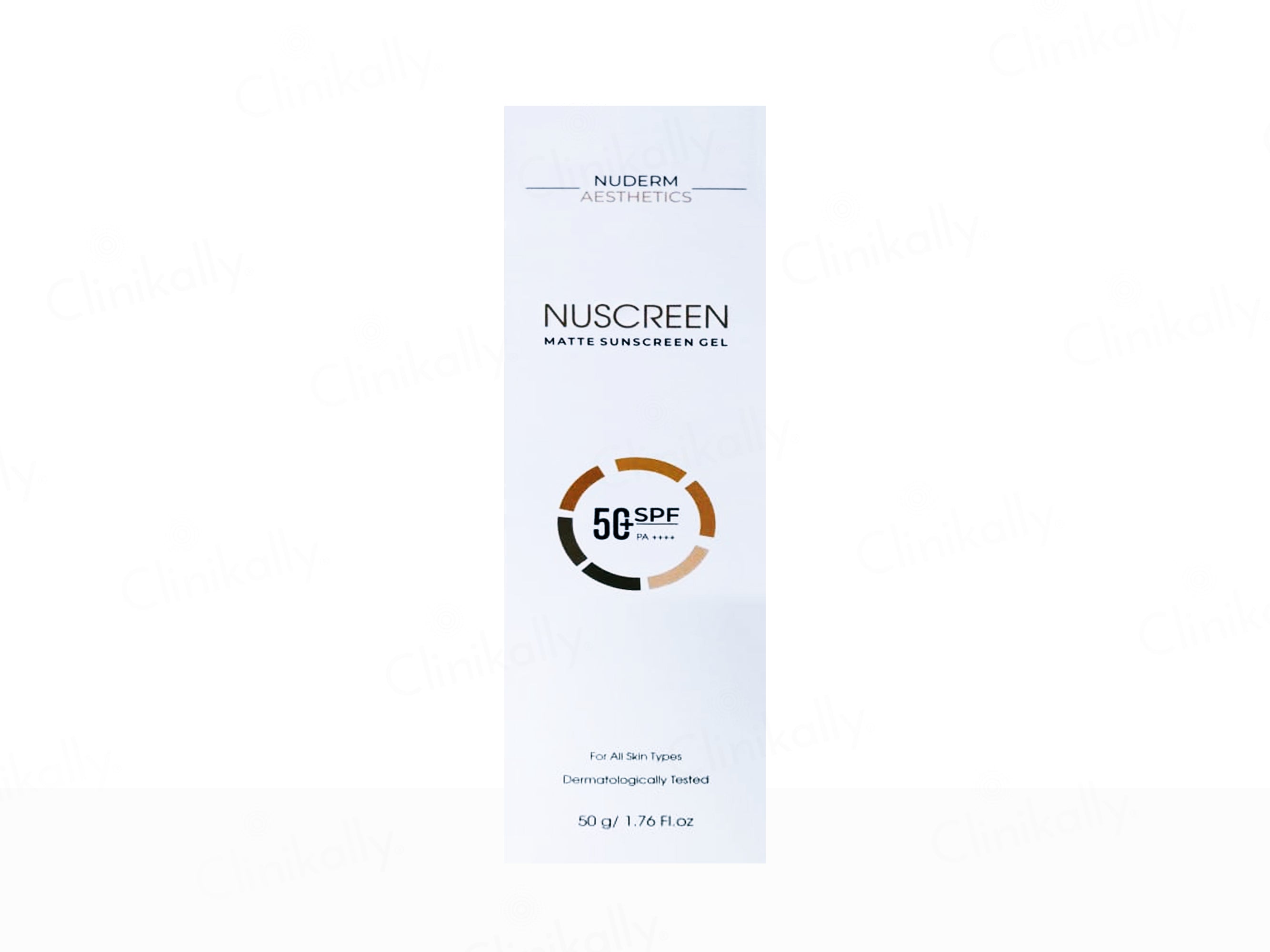 Nuscreen Matte Sunscreen Gel SPF 50+ PA++++