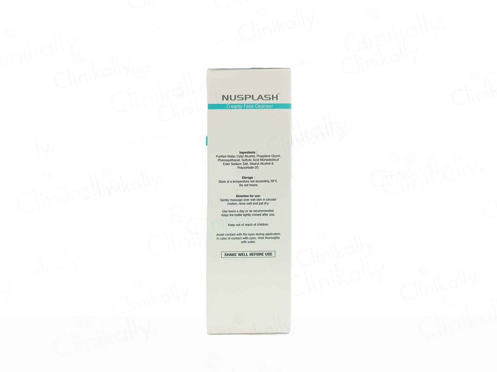 Nusplash Creamy Face Cleanser - Clinikally