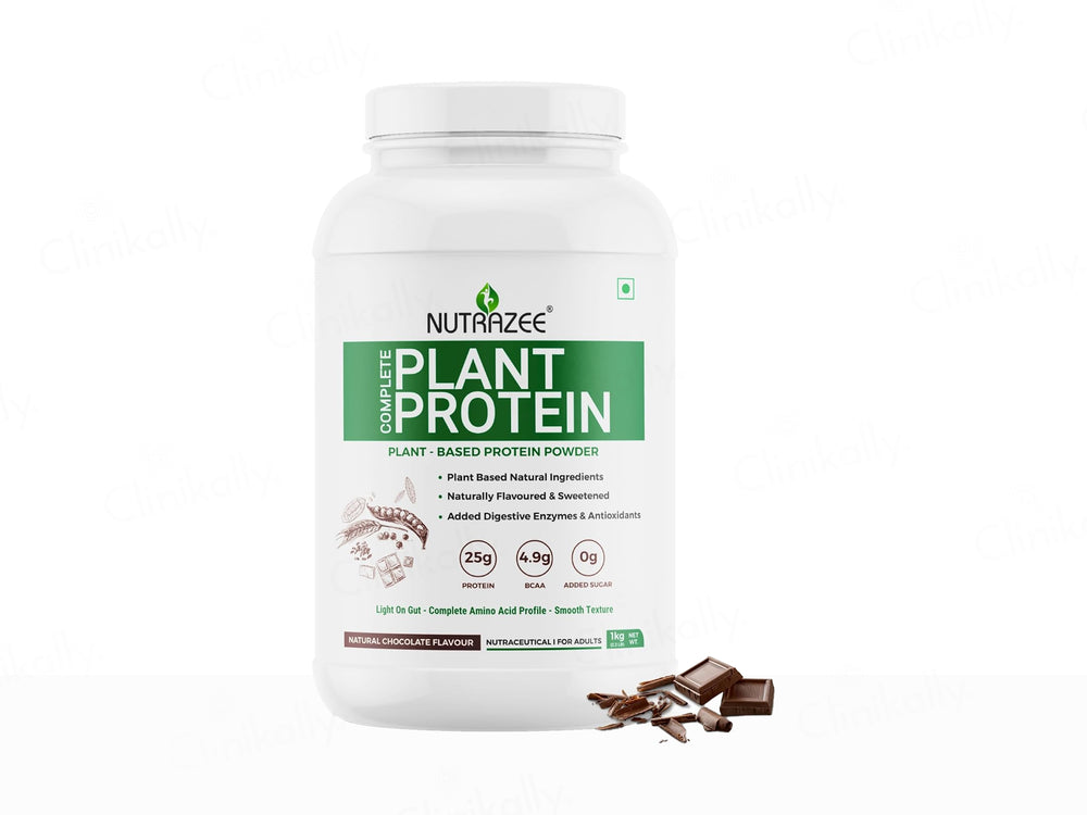 Nutrazee Complete Plant Protein Powder - Natural Chocolate Flavour
