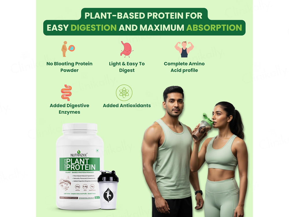 Nutrazee Complete Plant Protein Powder - Natural Chocolate Flavour