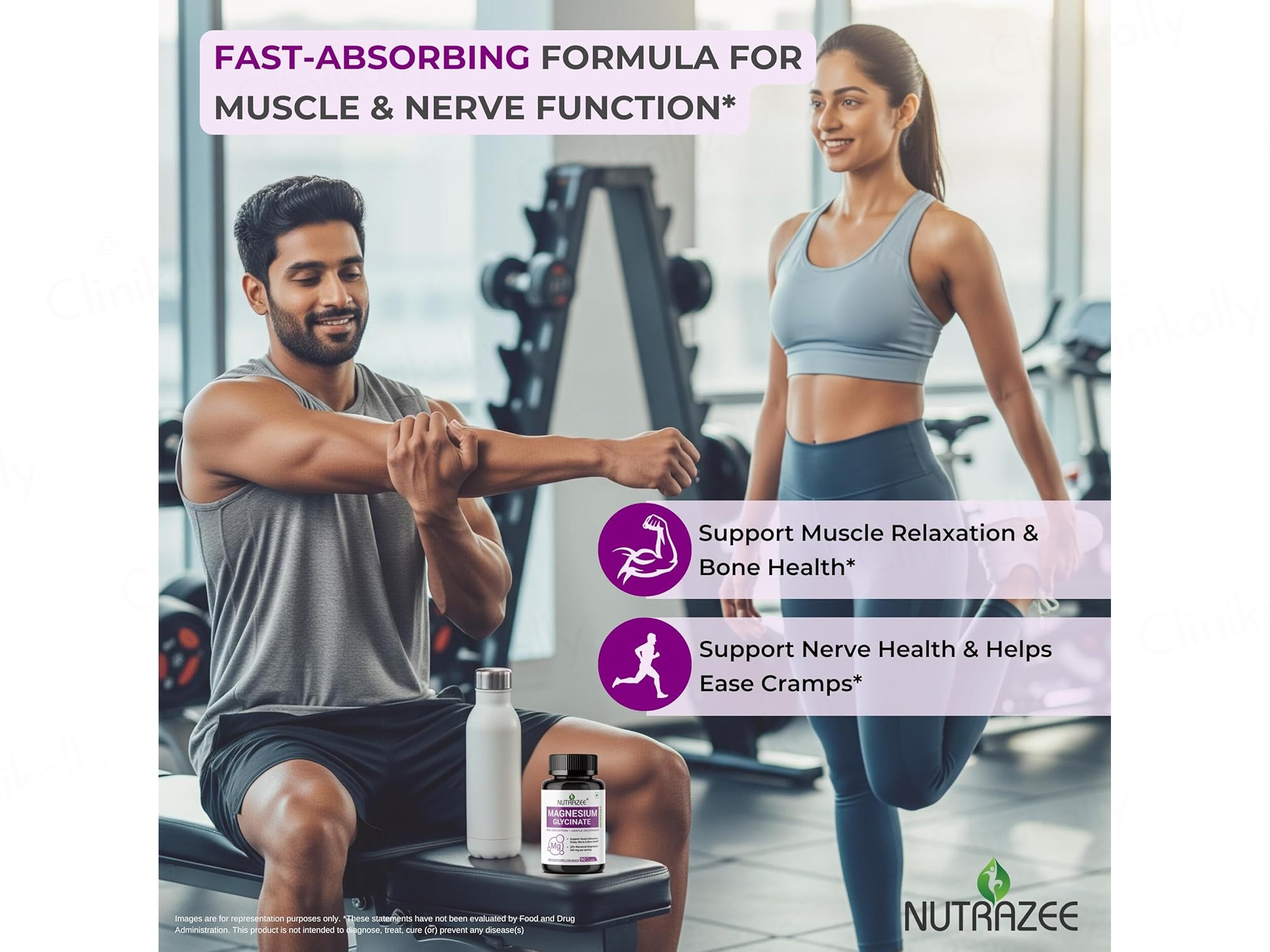 Nutrazee Magnesium Glycinate Veg Capsule