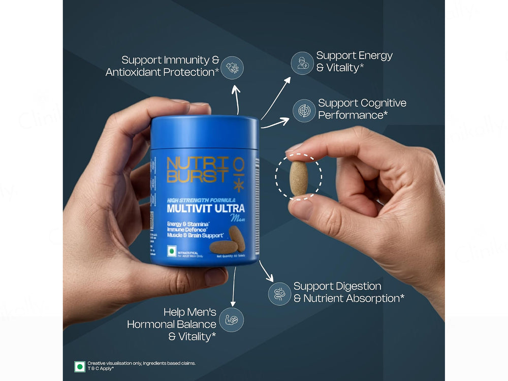 Nutriburst Multivit Ultra Nutraceutical Capsule For Men