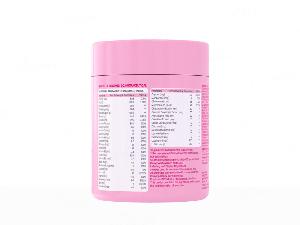 Nutriburst Multivit Ultra Nutraceutical Capsule For Women