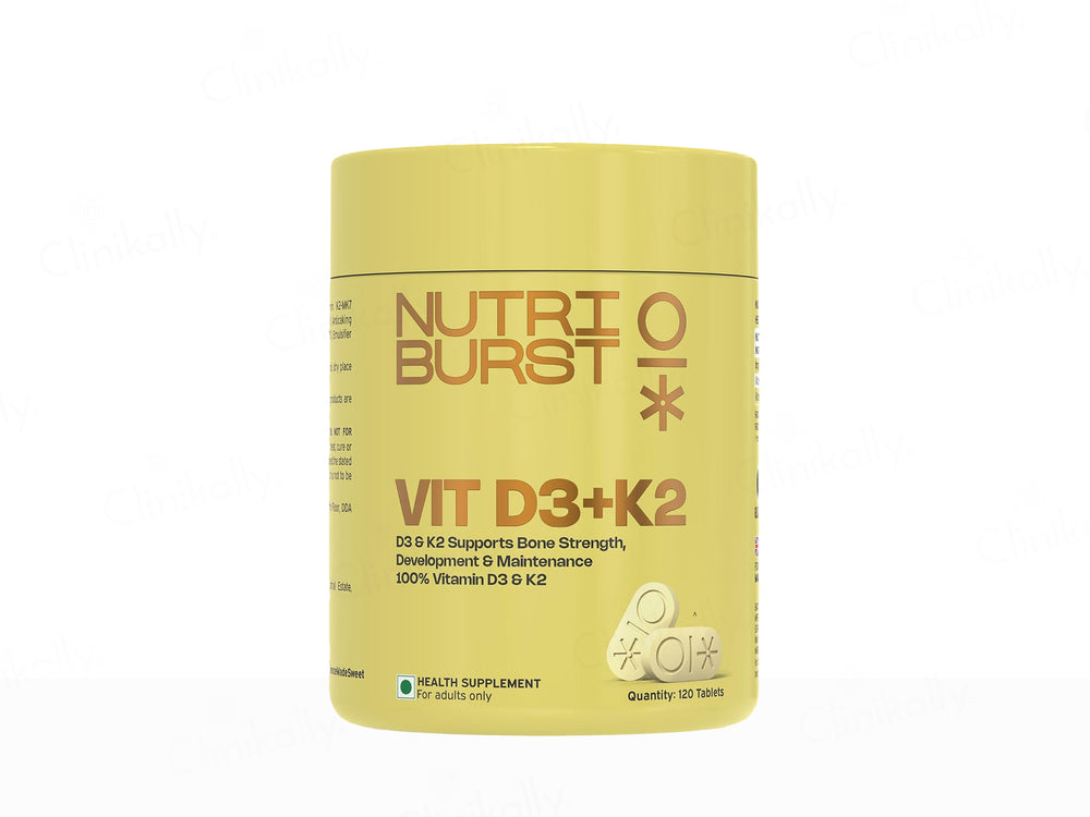 Nutriburst VIT D3 + K2 Health Supplement Tablet