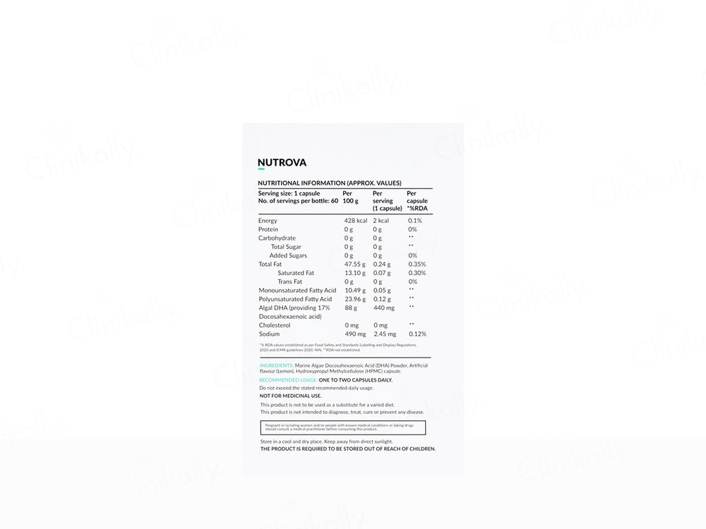 Nutrova Complete Omega 3 Capsule
