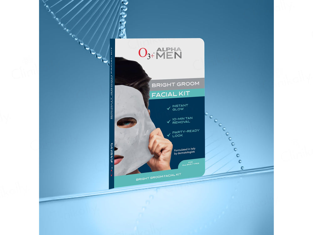 O3+ Alpha Men Bright Groom Facial Kit