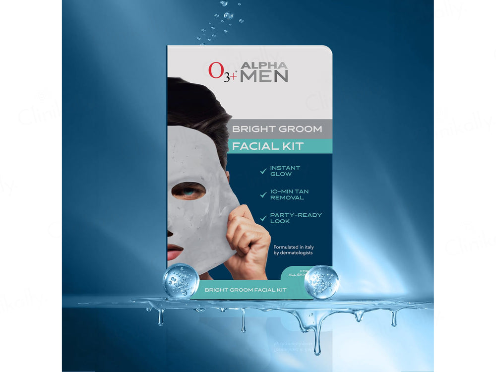 O3+ Alpha Men Bright Groom Facial Kit