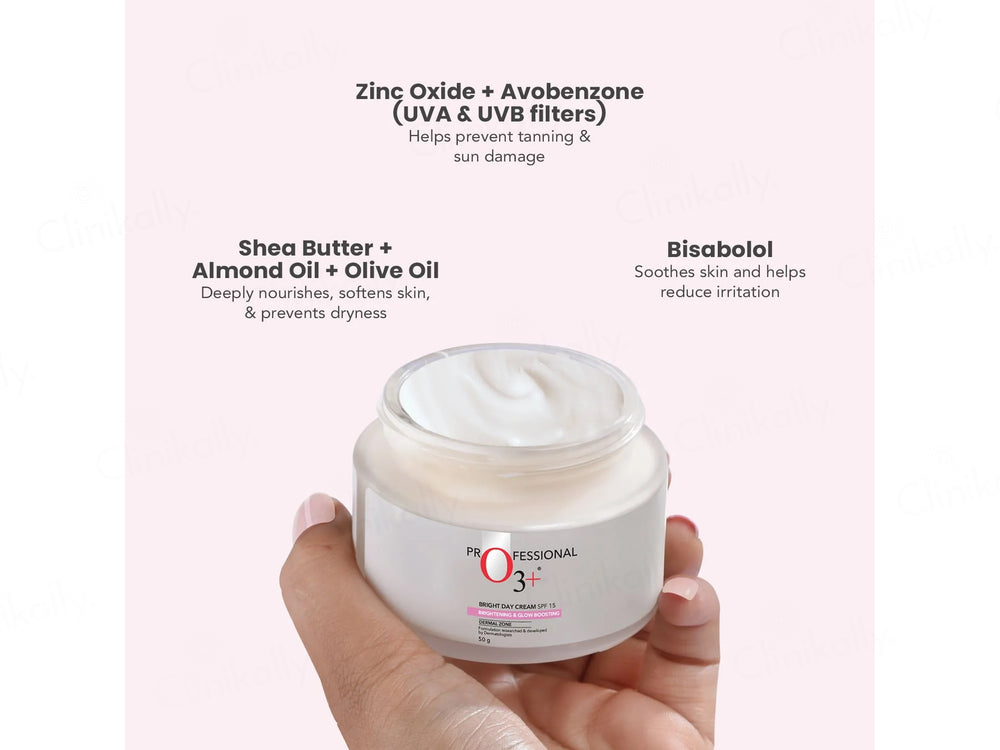 O3+ Bright Day Cream SPF 15 Brightening & Glow Boosting