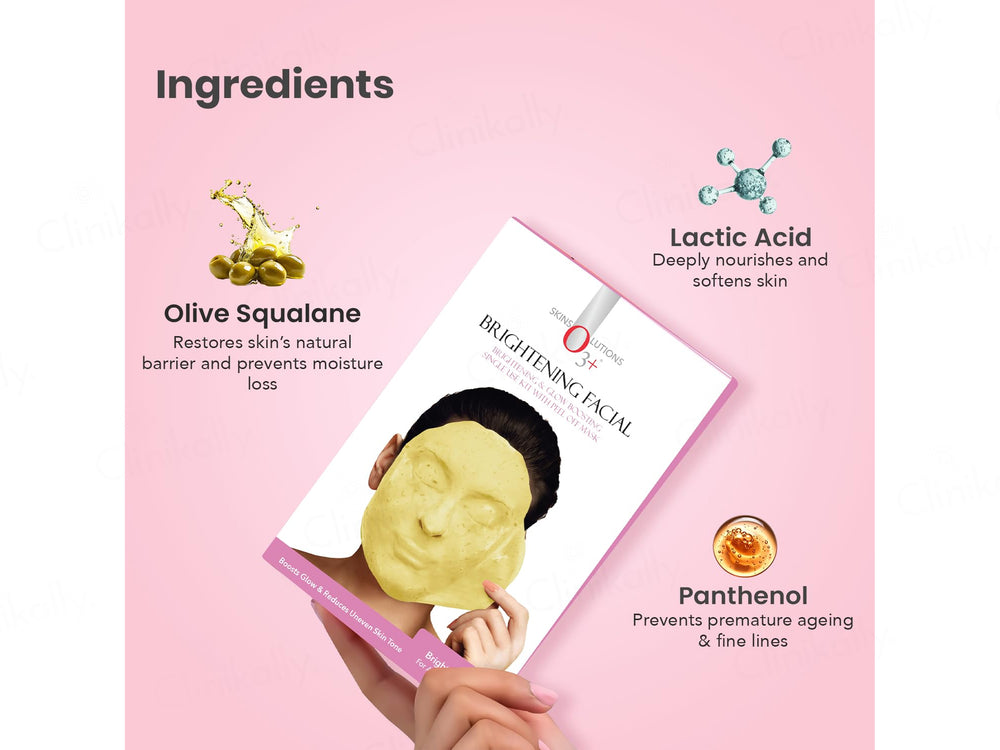 O3+ Brightening & Glow Boosting Single Use Facial Kit