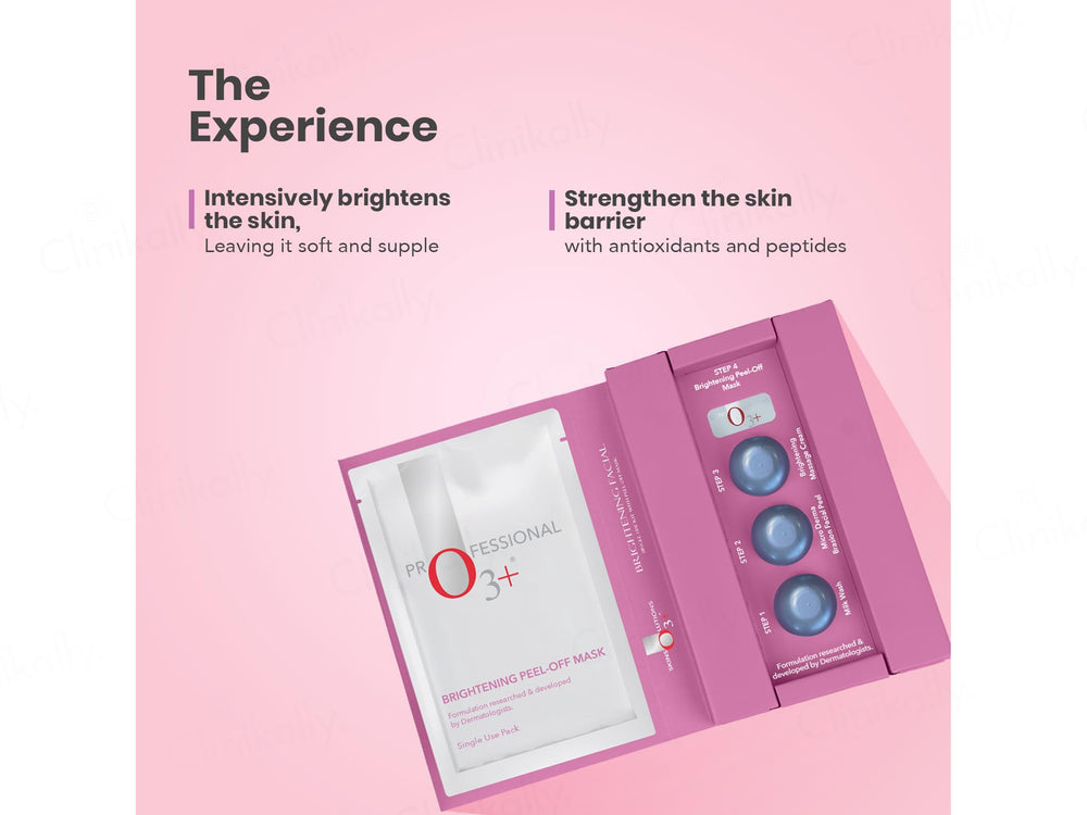 O3+ Brightening & Glow Boosting Single Use Facial Kit