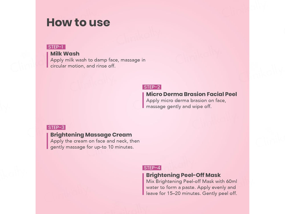 O3+ Brightening & Glow Boosting Single Use Facial Kit