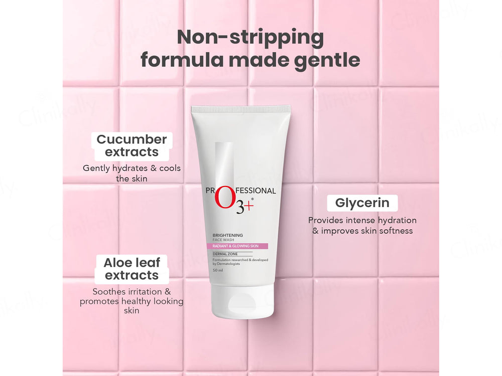 O3+ Brightening Face Wash