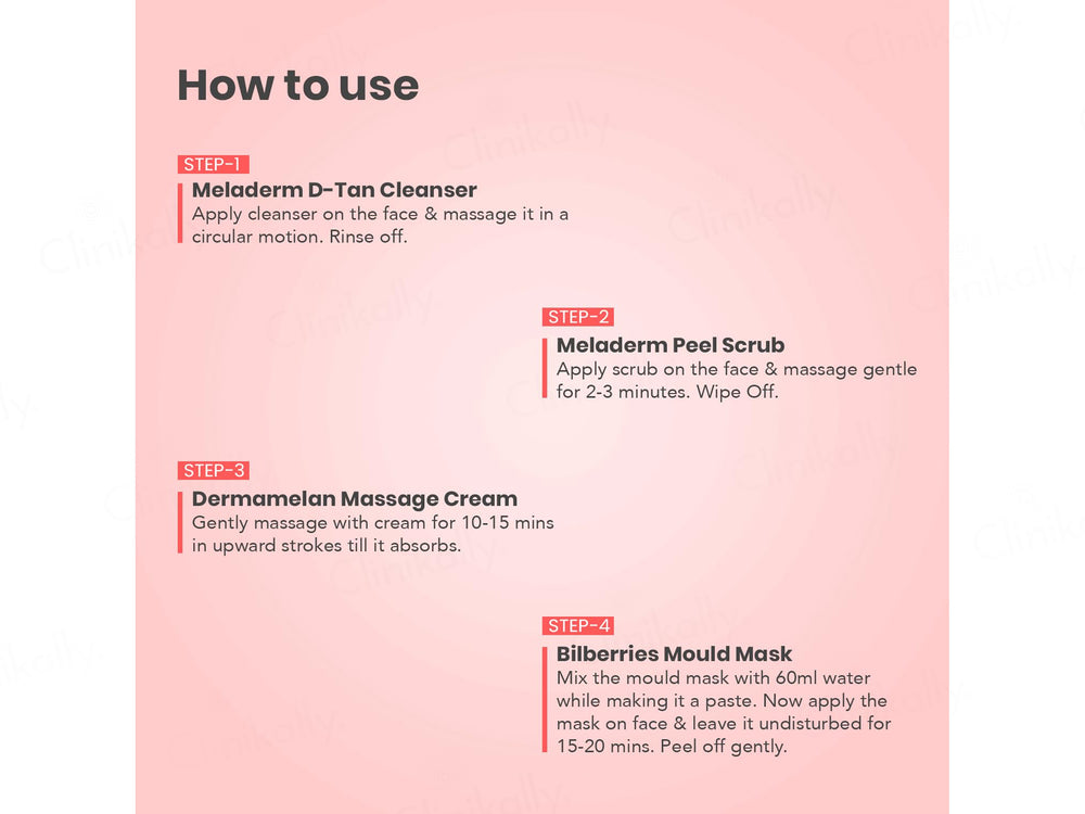 O3+ D-Tan Single Use Facial Kit