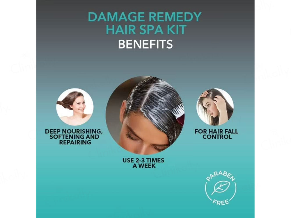 O3+ Hair Spa Kit Infused With Argan Oil, Rosemary & Oats For Hair Fall Control