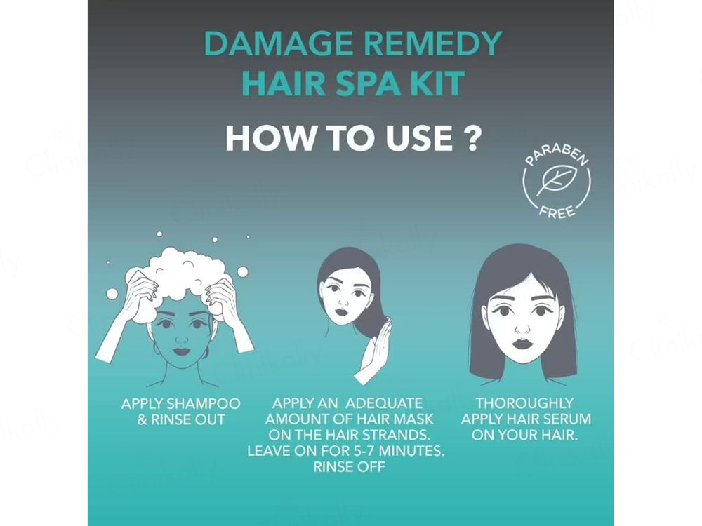 O3+ Hair Spa Kit Infused With Argan Oil, Rosemary & Oats For Hair Fall Control