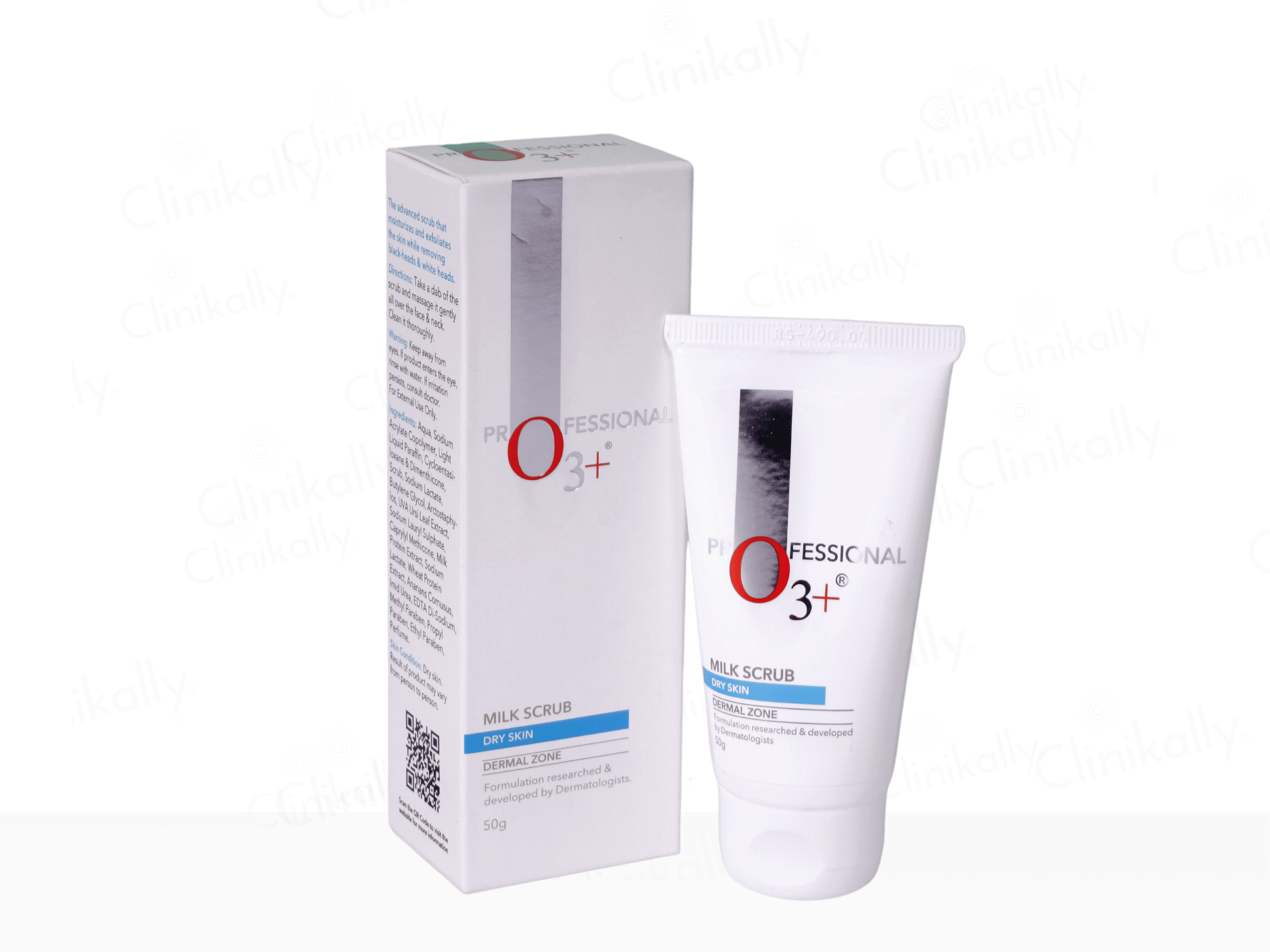 O3+ Milk Scrub for Dry Skin - Clinikally
