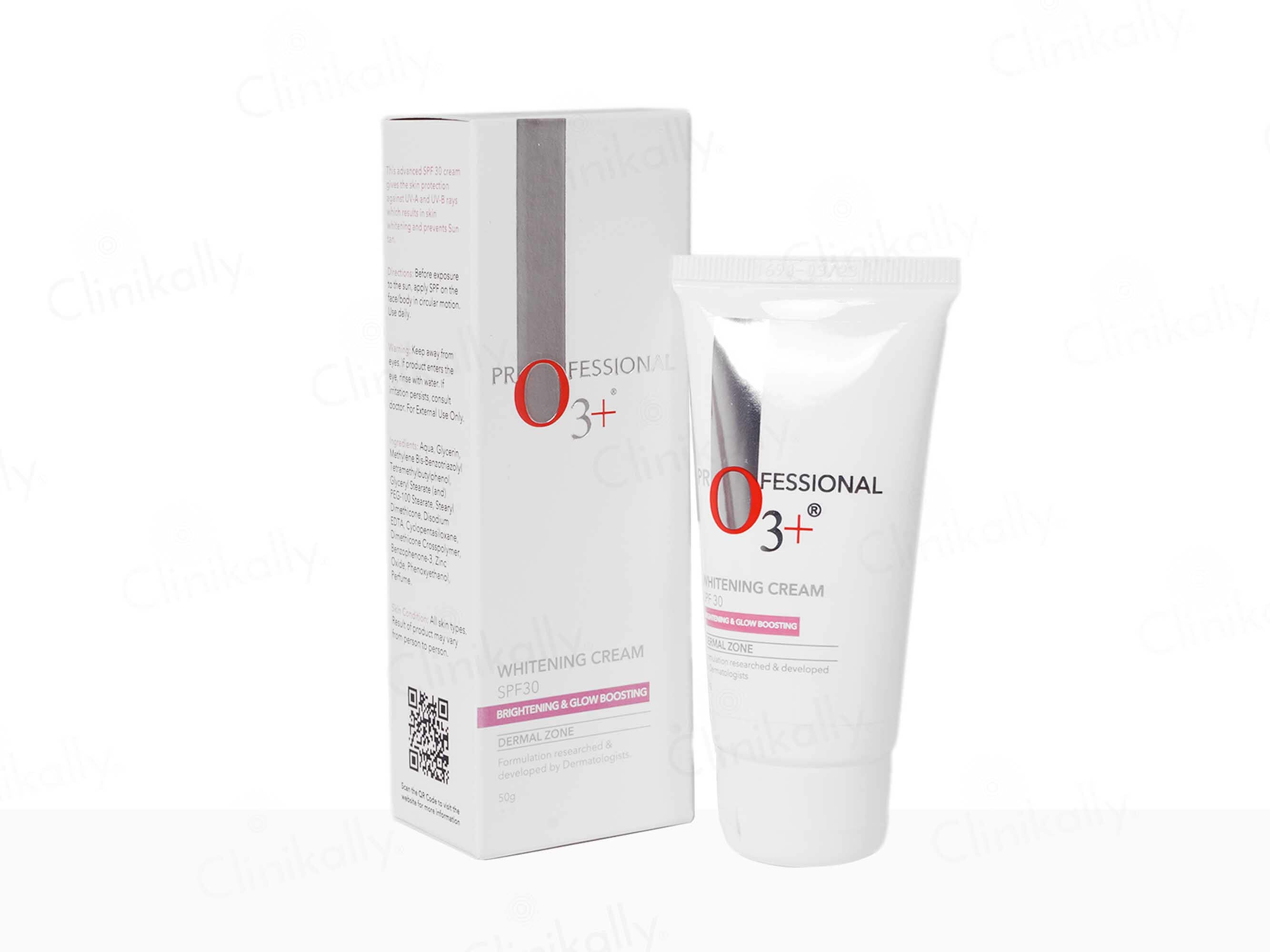 O3+ Whitening spf 30 Skin Brightening & Glow Boosting Cream - Clinikally