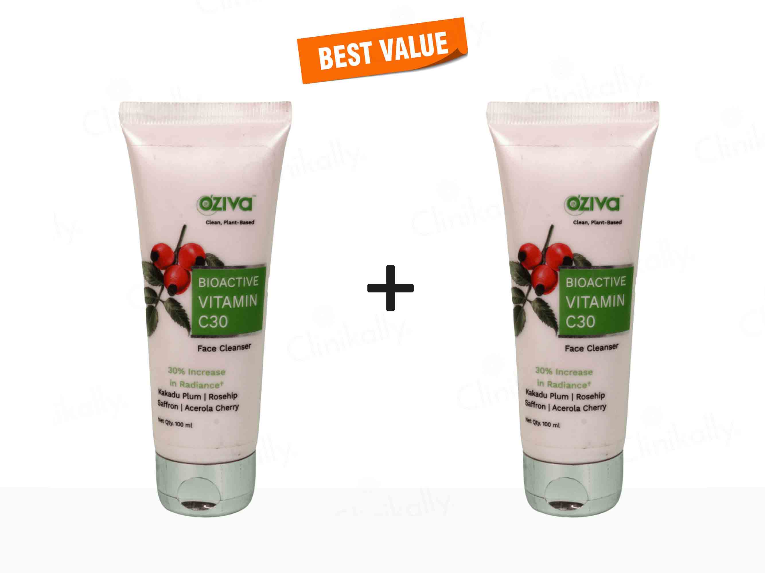 OZiva Bioactive Vitamin C30 Face Cleanser- Clinikally