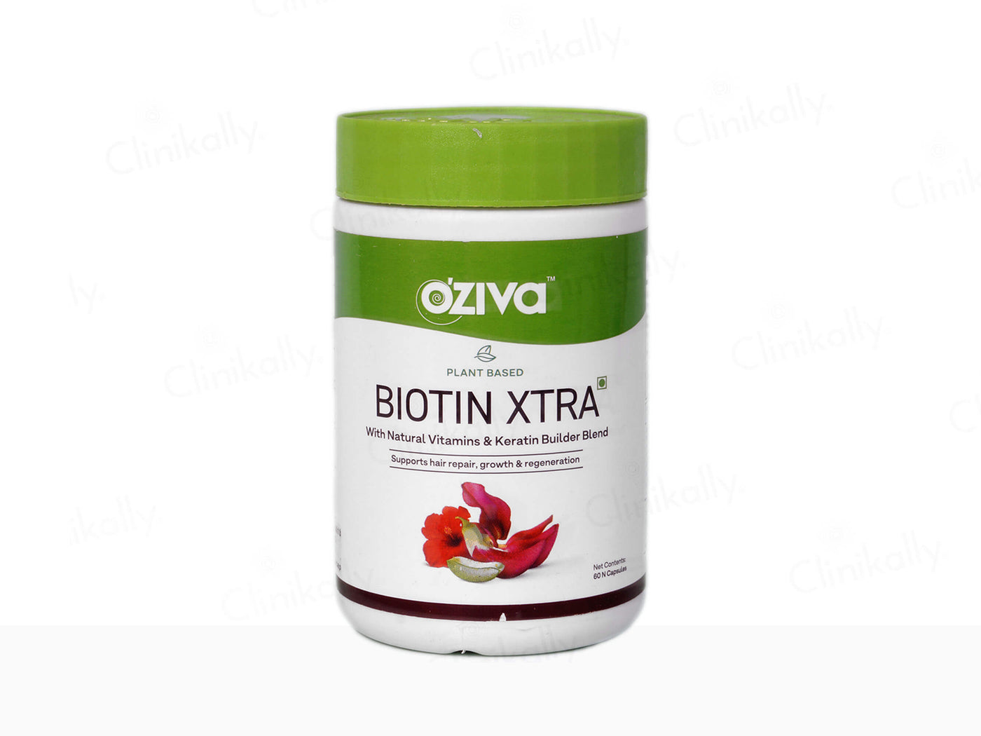 OZiva Biotin Xtra with Keratin Builder - Clinikally
