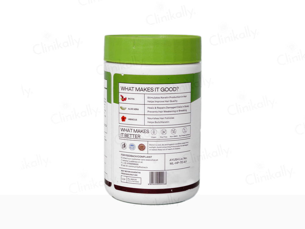 OZiva Biotin Xtra with Keratin Builder - Clinikally