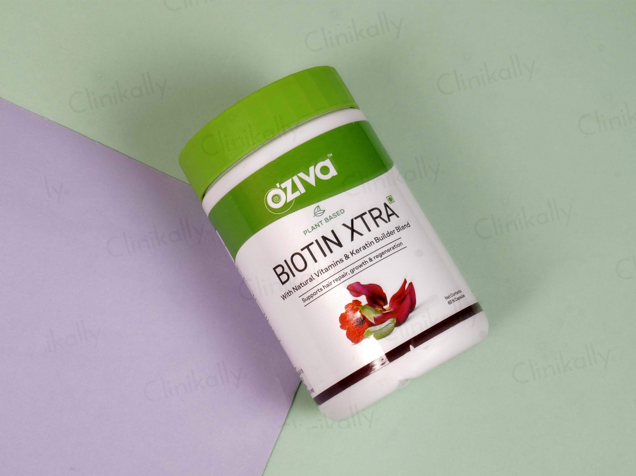 OZiva Biotin Xtra with Keratin Builder - Clinikally