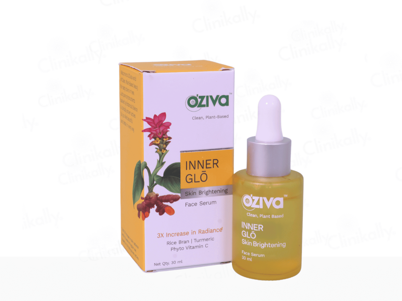 OZiva Inner Glo Skin Brightening Face Serum - Clinikally