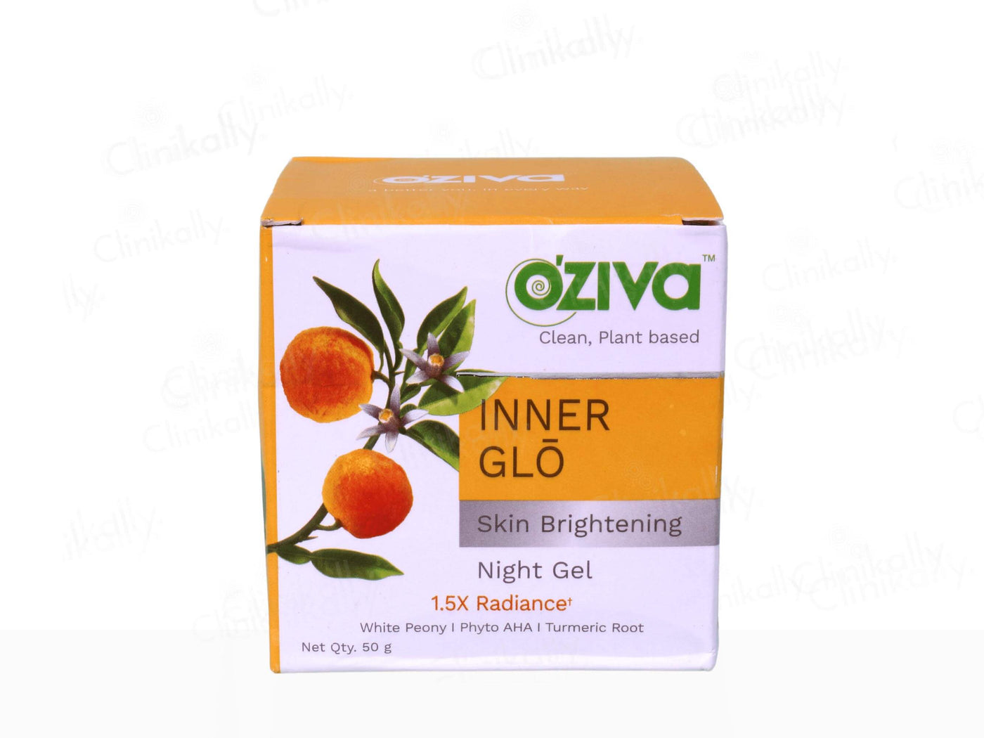 OZiva Inner Glo Skin Brightening Night Gel - Clinikally